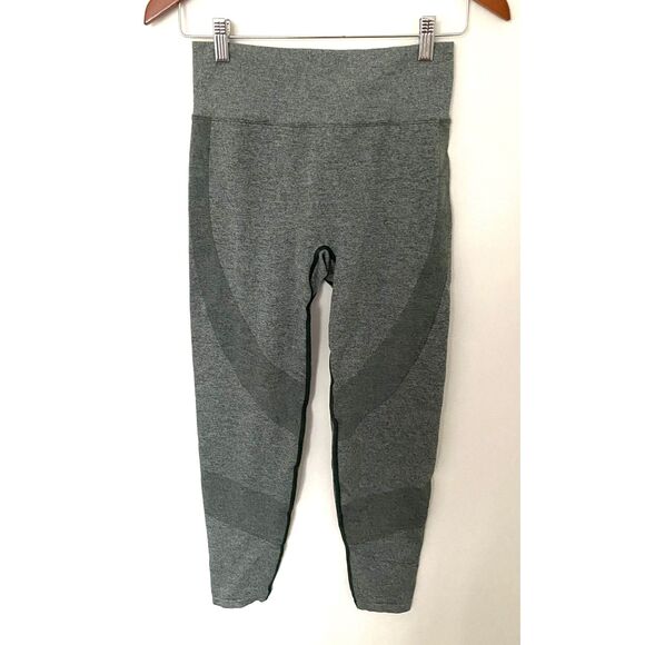 Victorias Secret Pink Active Green Seamless Stretchy Stretchy Leggings Sz M - Picture 2 of 8